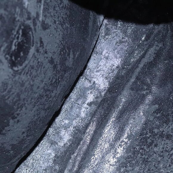 GUCCI Bamboo Hand Bag Leather 2way Black Gold Auth - Picture 14 of 16